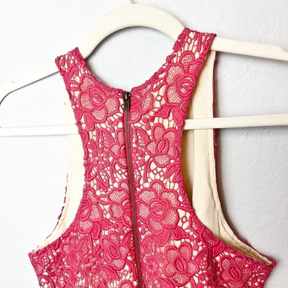 REVOLVE BRAND Lovers + Friends Radiant In Pink Mini Dress Size Small - Picture 10 of 10